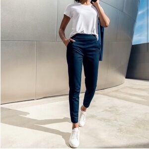 NWT Ministry Of Supply Navy Blue Kinetic Pull On Pant Black Jogger Sz 12